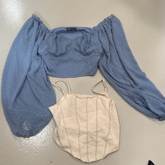 Colorful Summer Tank and Crop Top Collection Lot of 7 cute tops! Size Medium - Picture 2 of 7